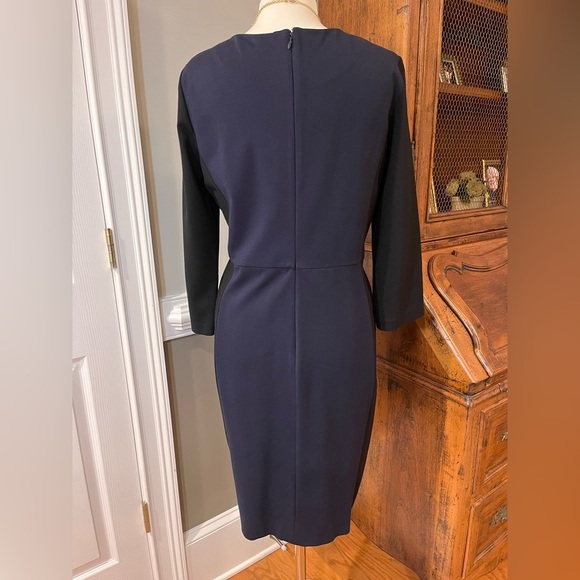 Talbots Colorblock Ponte Sheath Dress - Picture 6 of 7